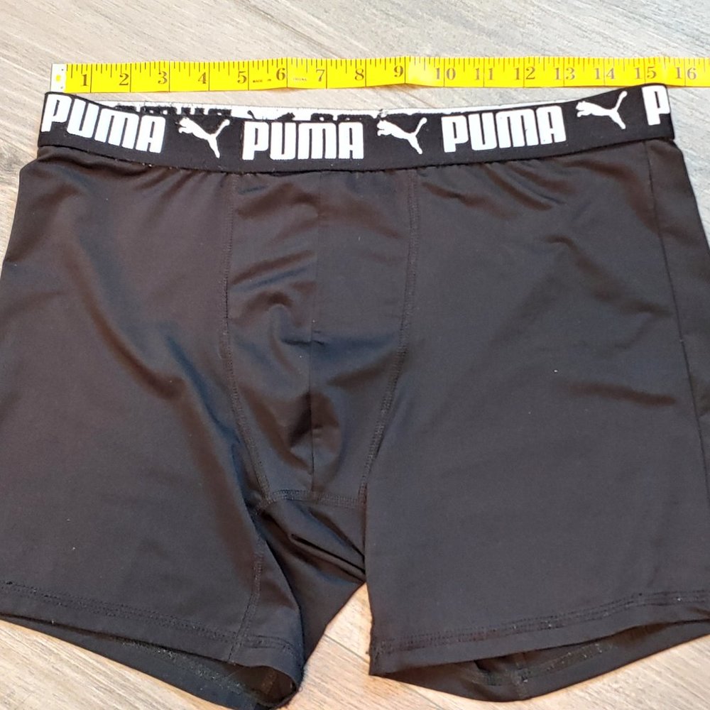 Excellent Used Condition Men's PUMA Performance Boxer Briefs Black Size Large - Picture 8 of 11